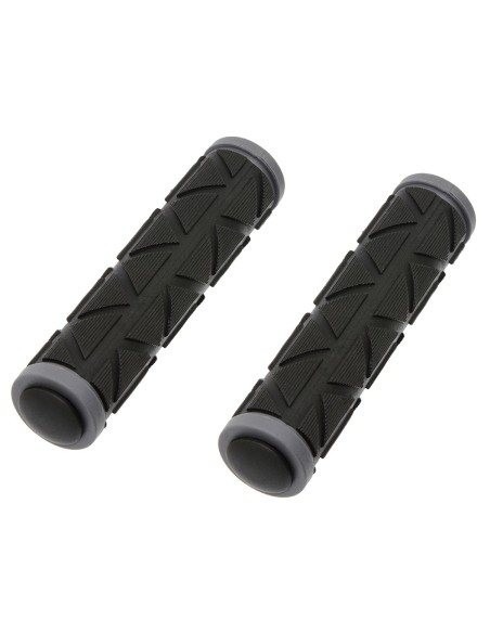 M.T.B Grips 7/8 long 122mm Triangle Black/Grey.